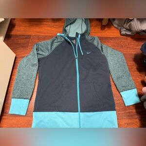 Nike Therma-Fit Jacket in Teal and Black